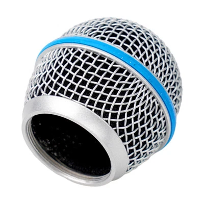 Sicherheit Ihrer Mikrofonkomponenten Stahl Ersatz Netzkopf - Bild 1 von 4