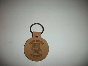 ZENITH DATA SYSTEMS LEATHER KEY CHAIN - Picture 1 of 2