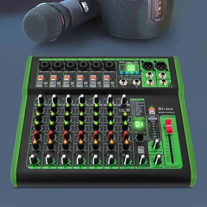Mixer Professionale 8 Canali Mixer Audio Effetti Digitali Mixer Audio - Foto 1 di 13