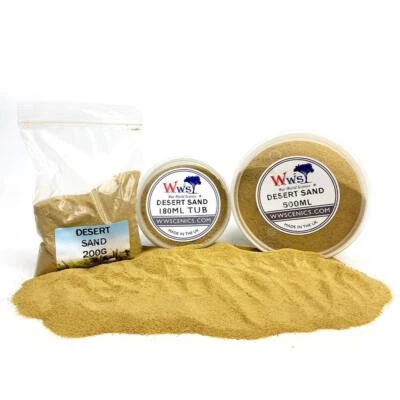 WAR WORLD SCENICS Modell Wüste-Sand |Basing Materialien Diorama Modellbau Wargame