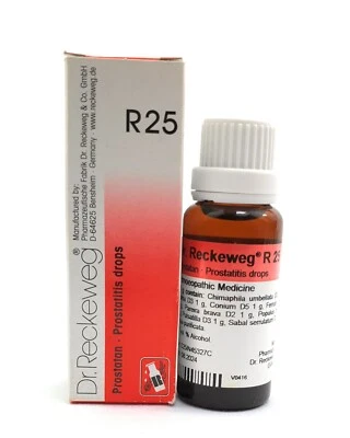 Dr. Reckeweg Germany R25 Drops 22ml Homeopathic Remedies (UK Fast Dispatch)