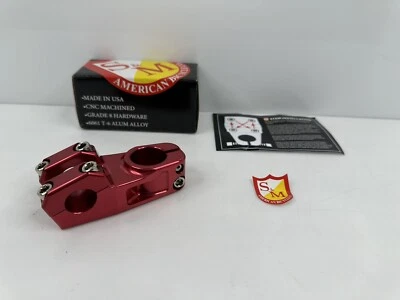 S&M Bikes BMX Racing XLT Threadless Stem V1 57mm USA HTF - Image 1 of 4