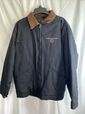 Colorado Timberline Jacket Mens L Black Canvas Insulated Myers Machinery Movers - Image 1 of 4