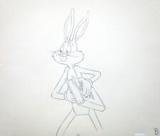 1980's BUGS BUNNY book Warner Brothers ORIGINAL ANIMATION PRODUCTION cel DRAWING