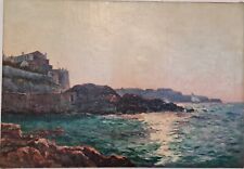 Jean Baptiste Olive (Marseille 1848 - 1936 Paris) Blick Corniche auf Marseille