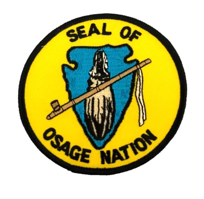 PARCHE SELLO DE NACIÓN OSAGE 3,5" (NC) Foto 1 de 2