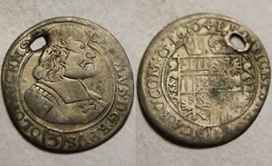 Charles II (1660-1685) England Rare original 1670 AD Europe Silver 3 grosh Coin - Picture 1 of 5