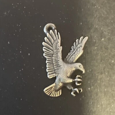 Retired James Avery Eagle In Flight Charm or Pendant Sterling Silver - Image 1 of 3