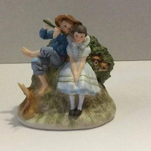 Gorham Norman Rockwell Four Seasons Spring Figurine Vintage Collectible Boy Girl - Picture 1 of 5