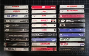 Classic Hard Rock Cassette Tape Lot (U-PICK) *Untested - Picture 1 of 61