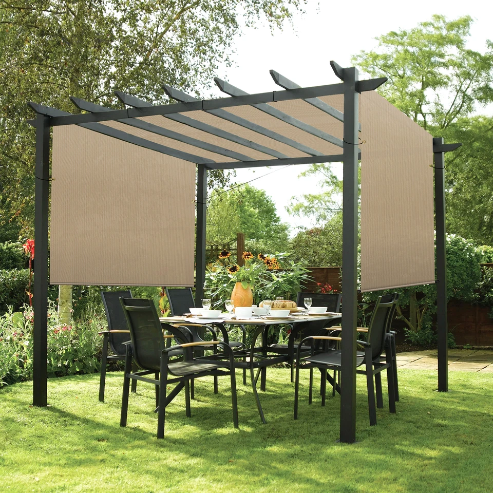 Cubierta de parasol de pérgola de repuesto universal de 10 pies con varilla de longitud personalizada Foto 1 de 1