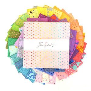 Tula's True Colors ~ Tula Pink FreeSpirit Fabric ~ Fat Quarter Bundle Layer Cake