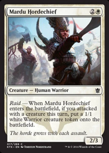 4x Mardu Hordechief ~ Near Mint Khans of Tarkir MTG Magic x4 4 UltimateMTG Plays - Image 1 of 1