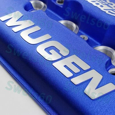 Cubierta de válvula de motor estilo MUGEN para Honda CIVIC SI Dohc VTEC azul 1999-2000 Foto 1 de 4