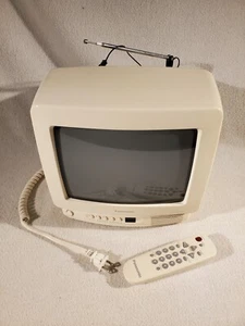 Panasonic 9" Color TV Televison CT-9R10T CRT Retro Gaming Television & Remote - Picture 1 of 7