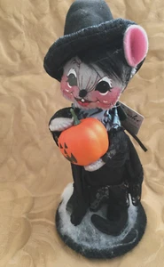 Annalee 6" Midnight Witch Mouse-Item #310922-2022-New In Bag For Halloween! - Picture 1 of 4