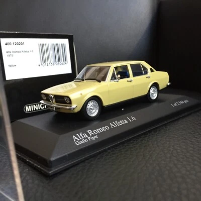 Minichamps 1/43 Alfa Romeo Alfetta 1.6 cod. 400 120201 - Immagine 1 di 2