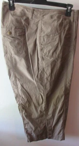 Lane Bryant Size 24  Cotton / w Spandex Stretch Pants Brown Capri Pants - Picture 1 of 9