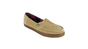 SANUK DAMEN STANDARD CORD SLIPPER HELLBRAUN GRÖSSE 5 NEU MIT ETIKETT $ 50 LISTE - Bild 1 von 4