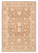 Vintage Hand-Knotted Area Rug 5'11" x 8'9" Traditional Wool Carpet