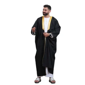 Mangas largas Abaya (Bisht) para hombre | Increíble capa árabe de la mejor calidad para hombre - Imagen 1 de 32