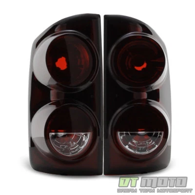 Red Smoke 2007-2008 Dodge Ram 1500 07-09 2500 3500 Tail Lights Lamps Left+Right - Image 1 of 4