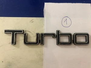 GEBRAUCHT OEM VOLVO 240 242 244 245 1304952 EMBLEM SCHILD EMBLEM TURBO HECKKLAPPE - Bild 1 von 9