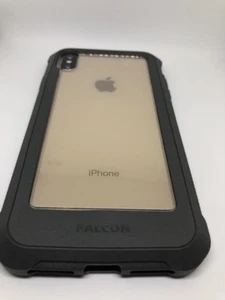 iPhone XS MAX Clear Case / Grey with Clip - Encased Falcon Armor - Picture 1 of 8