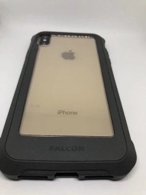 iPhone XS MAX Clear Case / Grey with Clip - Encased Falcon Armor - Image 1 of 4