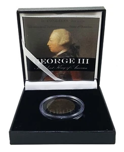 Last King of America George III Coin Box Set w COA - Bild 1 von 3