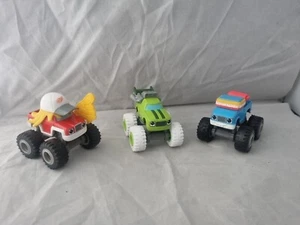 Blaze and the Monster Machines Konvolut mit 3 Druckgussautos Joe Pickle Gus - Bild 1 von 8