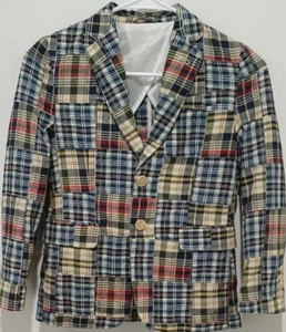NEW $248 VINEYARD VINES BOYS SIZE 8 Patchwork Blazer Jacket - Picture 1 of 5