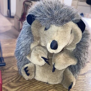 Vintage Folktails Hedgehog Folkmanis Furry Folk hand Puppet 6-1/2" T - Picture 1 of 6