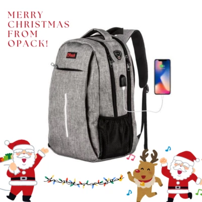OFERTA SUPERIOR Mochila de Viaje Antirrobo Hombres Mujeres Carga USB Laptop Bolso Escolar Foto 1 de 4