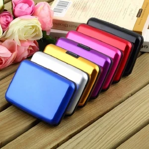 6 Card Slot Credit Card Holder Anti-Theft ID Card Case Coin Purse Business Use - Picture 1 of 19