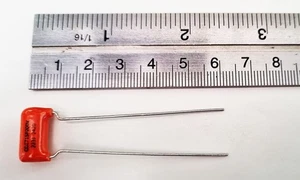 Condensador de guitarra eléctrica Sprague Orange Drop 0,022uf (22 nf) 715P bolsas de 1-10 - Imagen 1 de 2