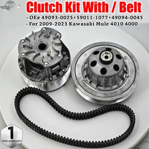 Clutch Kit W/Belt 59011-1077 49094-0045 For 2009-2023 Kawasaki Mule 4010 4000 - Foto 1 di 15