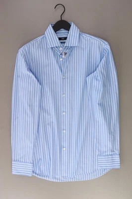 ⭐ BOSS by Hugo Boss camicetta per uomo taglia Hemdgröße 41, L, 52 rigato blu ⭐ - Immagine 1 di 4