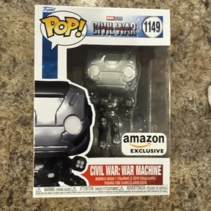 Funko Pop! Vinilo: Marvel - Civil War: War Machine - Amazon (Exclusivo) #1149 - Imagen 1 de 6