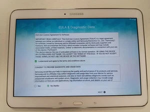 Samsung Galaxy Tab 4 10.1in 16GB Wi-Fi White SM-T530 Android Tablet - Picture 1 of 6