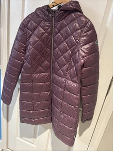 NOIZE Giacca Completa Puff con Cappuccio Cappotto Leggero Donna L - Foto 1 di 9