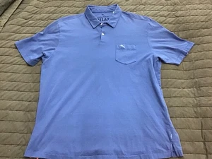 Nueva Camisa Polo Hombre TOMMY BAHAMA PIMA ALGODÓN, AZUL, XL - Imagen 1 de 5