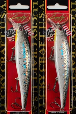 (ЛОТ ИЗ 2) УКАЗАТЕЛЬLUCKY CRAFT 128SP 1 УНЦИЯ PT128SP-154 ТРЕЩИНА ЧЕРНЫЙ L8100 - Изображение 1 из 3