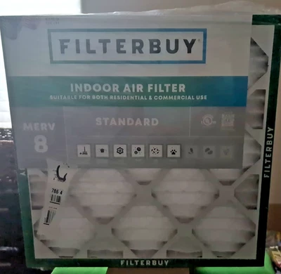 4 pack - 18 x 18 x 1  Standard Pleated Air Filters for HVAC AC Furnace MERV 8 - Image 1 of 2