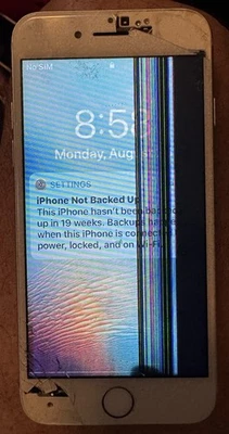 [BROKEN] Apple iPhone 7 A1778 32GB Silver (AT&T)  Issues - Image 1 of 2
