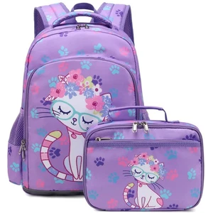 Backpack for Girls Kids School Backpacks with Lunch Box Preschool Kindergarte... - Picture 1 of 9