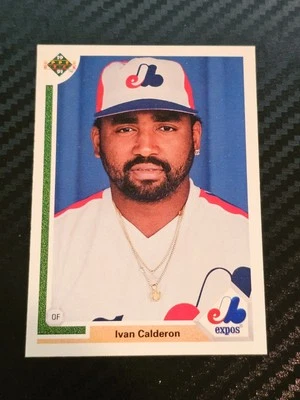 1991 Upper Deck - Ivan Calderon #786 Montreal Expos  - Image 1 of 2