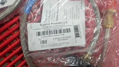 Coleta de oxígeno de alta presión superior PTF-540CV-BS3413H-24 CGA540 a BS #3 Foto 1 de 4