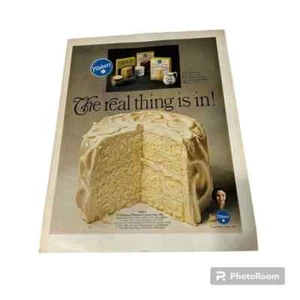 1967 Pillsbury Cake Mix Original Vintage Print Ad - Picture 1 of 3