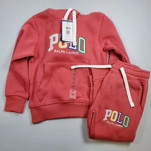 Polo Ralph Lauren Fleece Sweatsuit Tracksuit Kids Size XS NWT - Picture 1 of 12